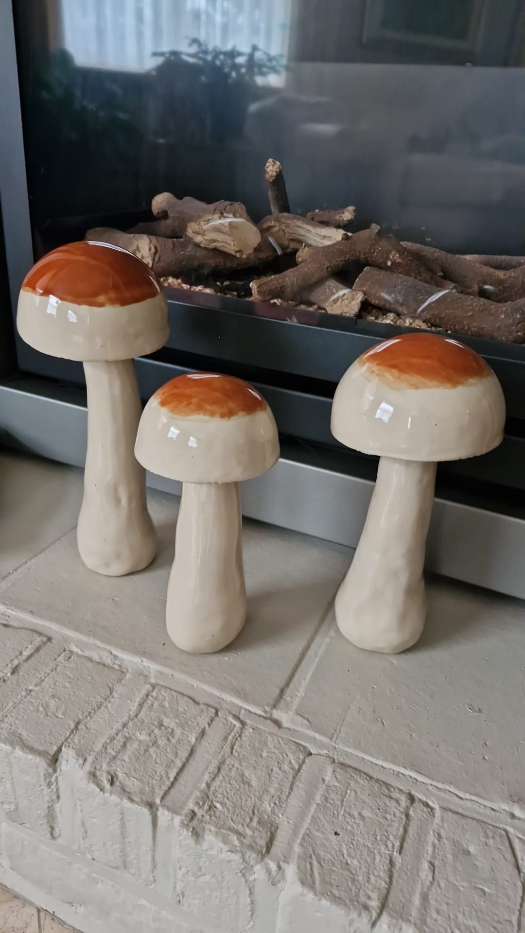 Paddestoelen keramiek