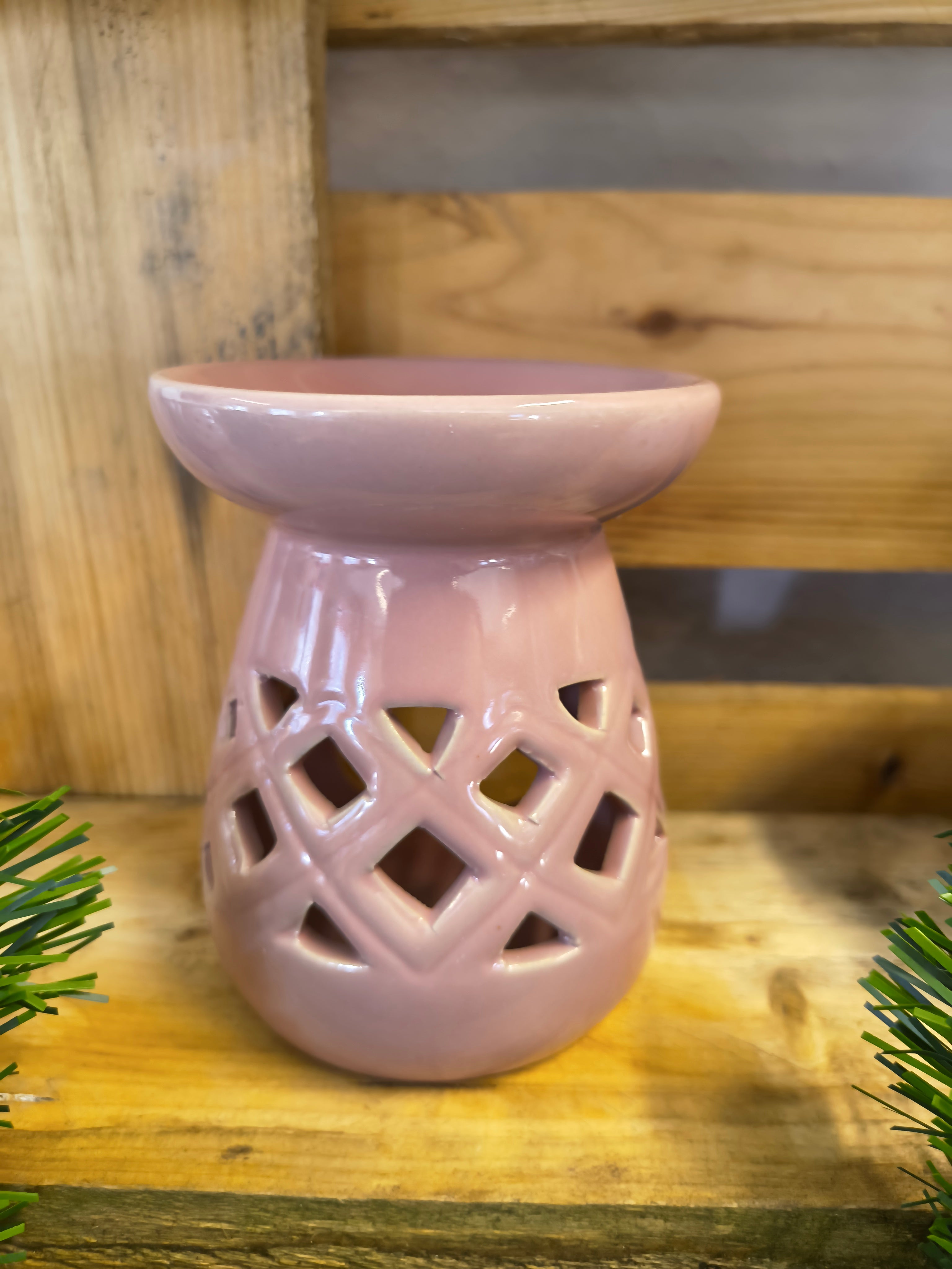 Grote brander donkerroze