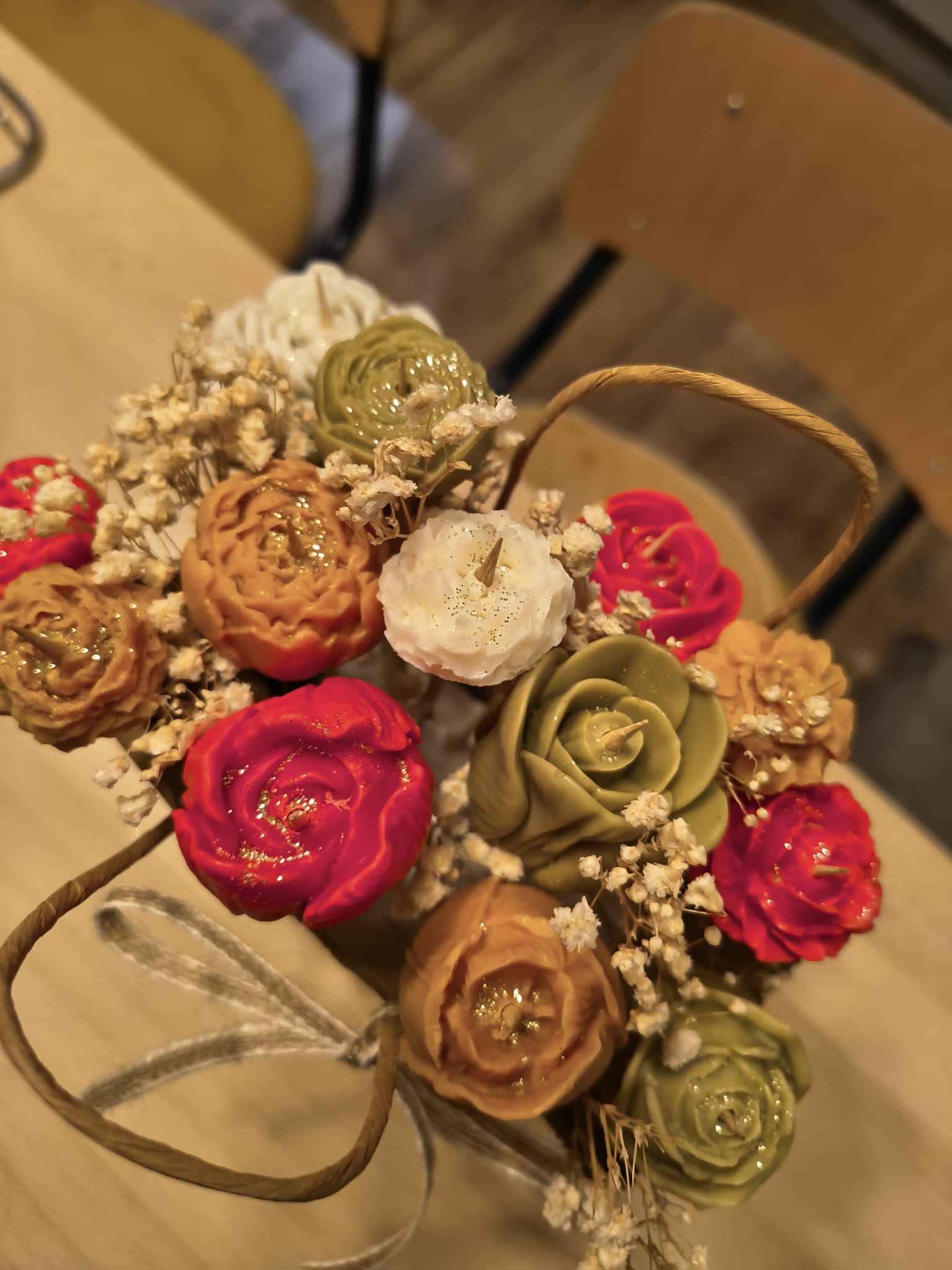 Waxmelt- boeket in zakje