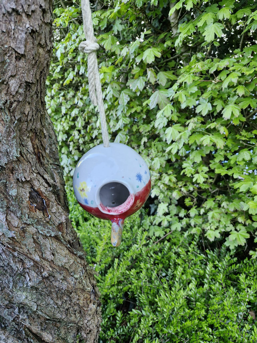 Vogelhuisje keramiek