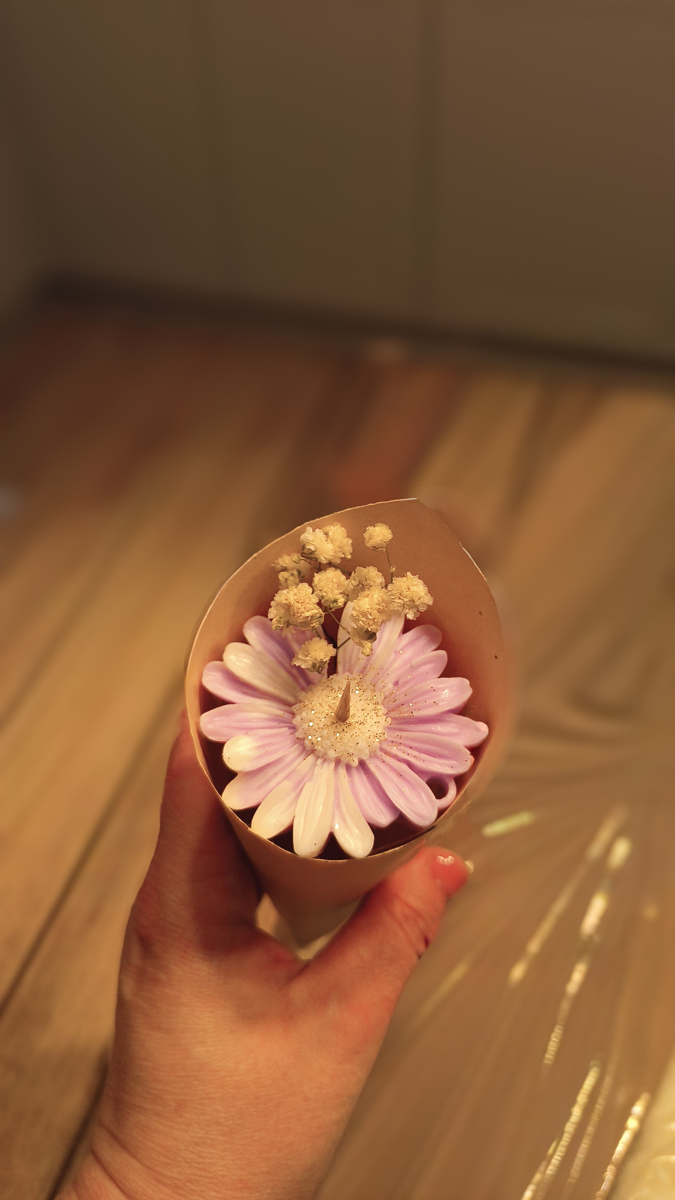 Waxmelt enkel bloemetje