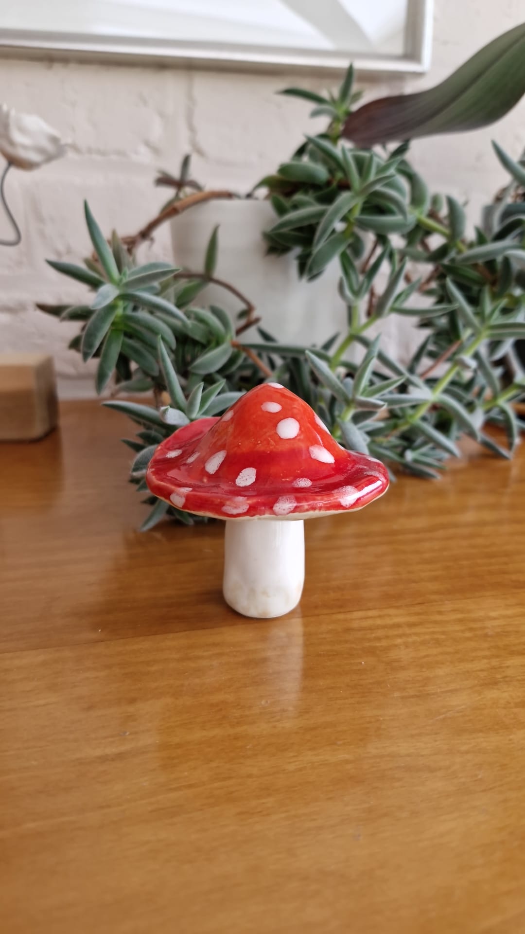 Paddestoel keramiek klein