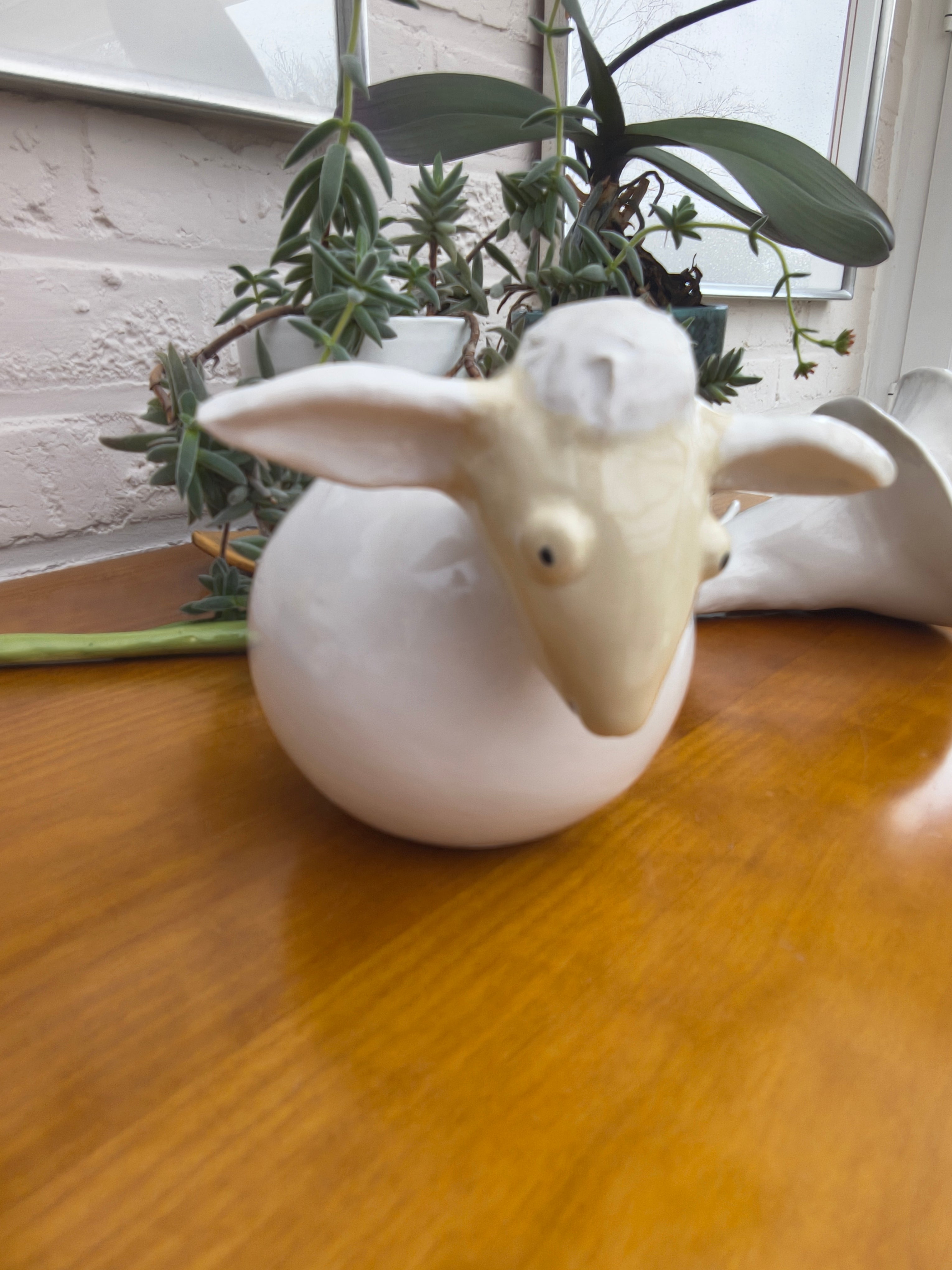 Keramieken schaap groot