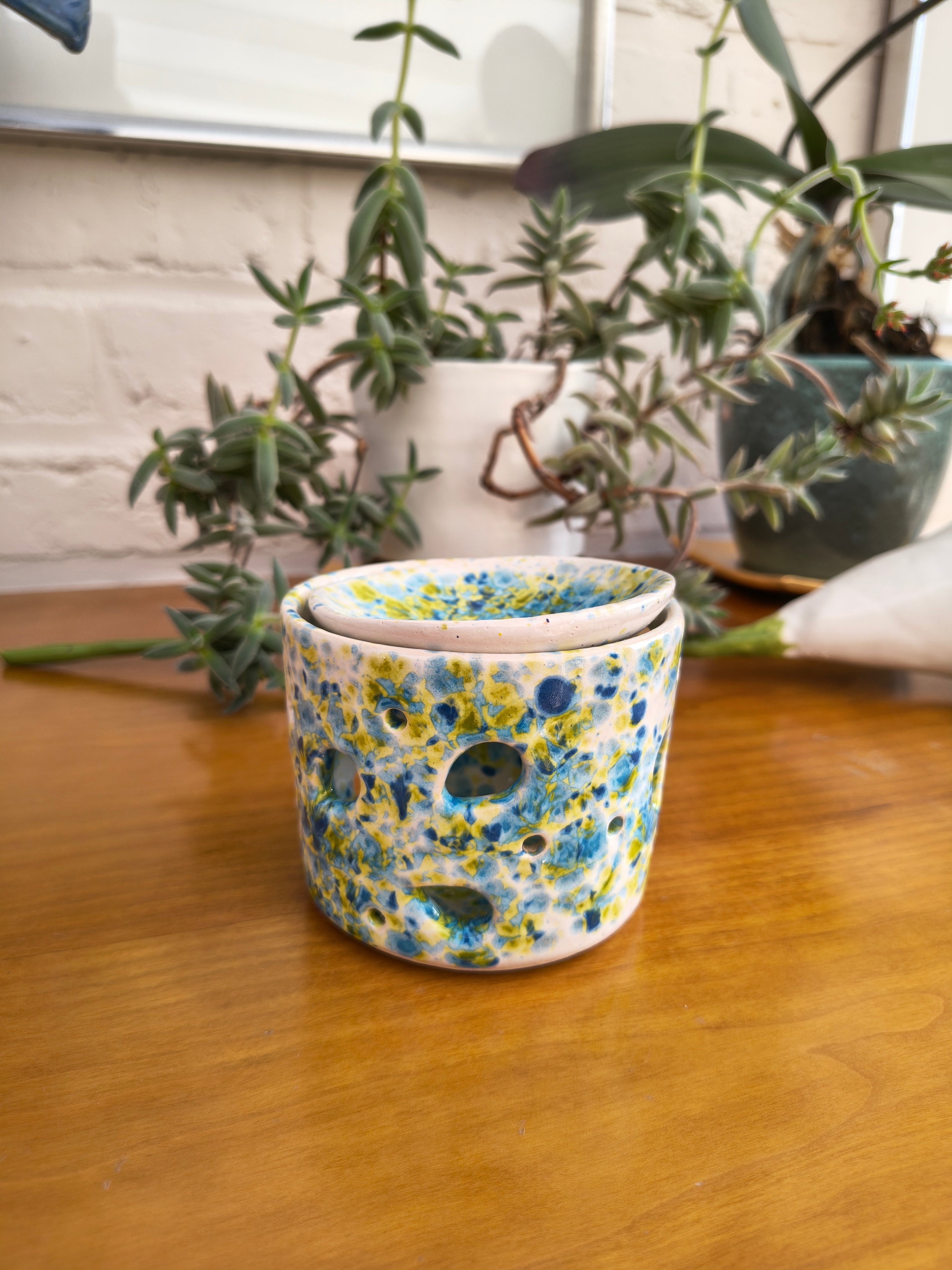 Handgemaakte keramieken brander